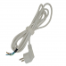 Polaris (Поларис) PIR2820 AK, PIR2883 AK, PIR2497 AK, PIR2899 AK, PIR3033SG AK шнур (провод) питания утюга длиной 3 метра БЕЛЫЙ с липучкой для фиксации ОРИГИНАЛ