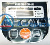 Redmond (Редмонд) RMC-M12 наклейка на переднюю панель управления (черная, белая)